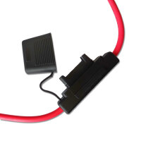 Flachsicherungshalter 80A 16mm² Kabel spritzwassergeschützt 38cm