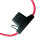 Flachsicherungshalter 80A 16mm² Kabel spritzwassergeschützt 38cm
