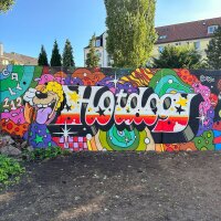 Spraydose Rot Rust Limited Artist Edition Hotdog 400ml Montana BLACK