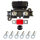 Kabelset | Vollkupfer | 10mm² | 5+5+1 Meter | Sicherung & Verbinder