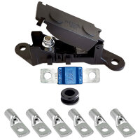 Kabelset | Vollkupfer | 25mm² | 5+5+1 Meter | Sicherung & Verbinder